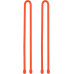 Organizador flexível Nite Ize Gear Tie Reusable Rubber Twist Tie 30,5cm Laranja brilhante com duas unidades